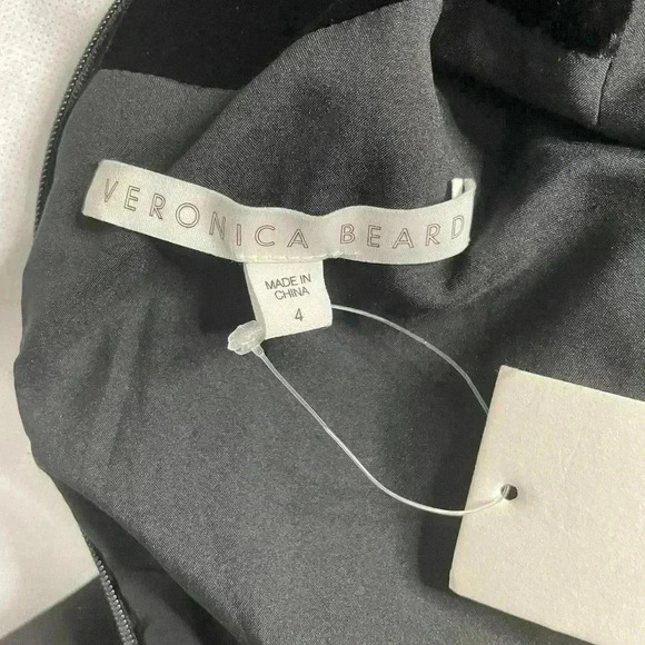 NWT Veronica Beard Cleo Crystal-embellished Velvet Crepe Jumpsuit Size … - Picture 7 of 14